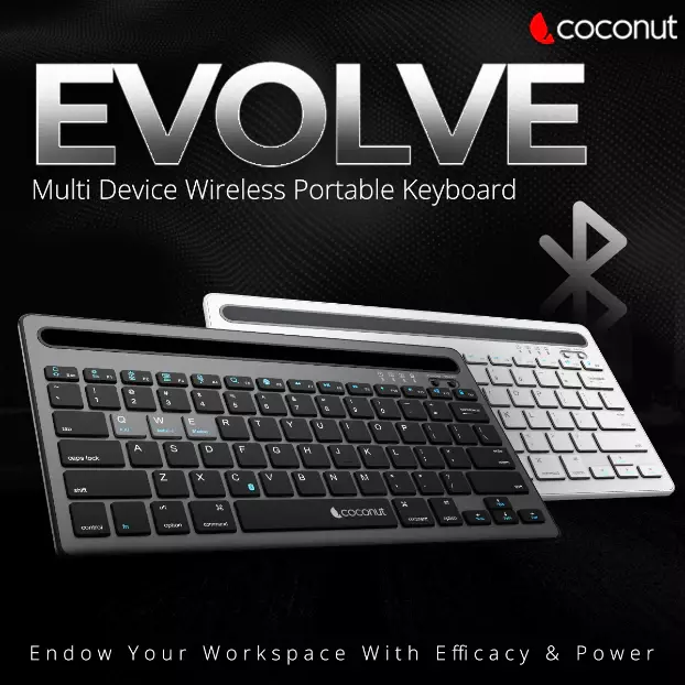 COCONUT WIRELESS KEYBOARD COCONUT WIRELESS KEYBOARD