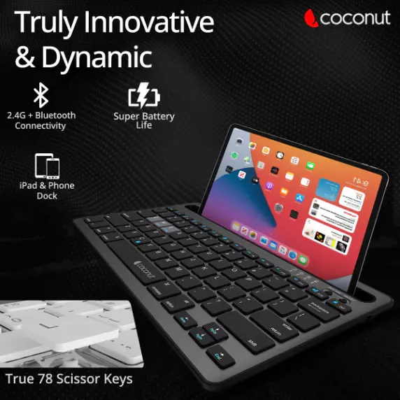 COCONUT WIRELESS KEYBOARD COCONUT WIRELESS KEYBOARD