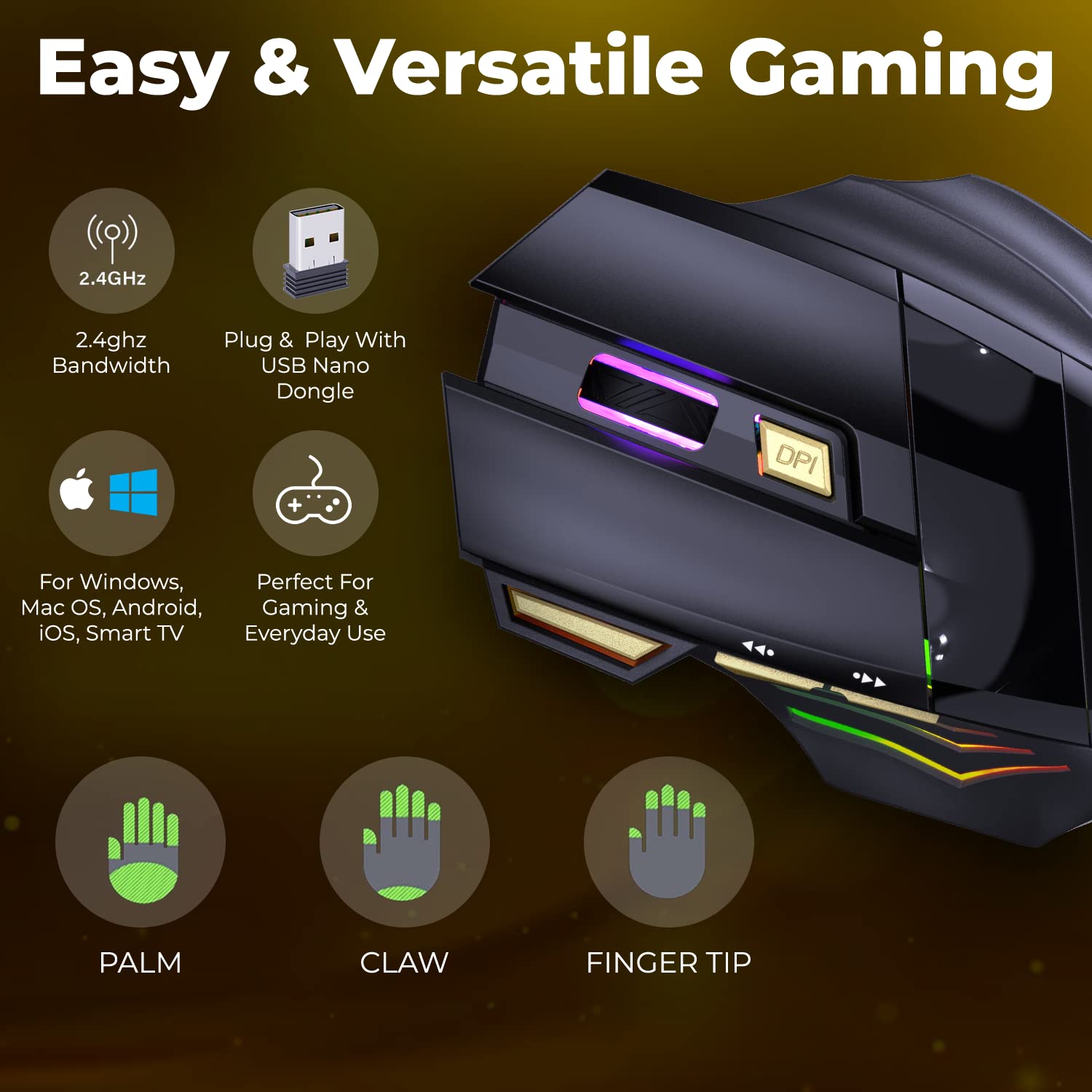 WM22 GOLD WIRELESS MOUSE WM22 GOLD WIRELESS MOUSE