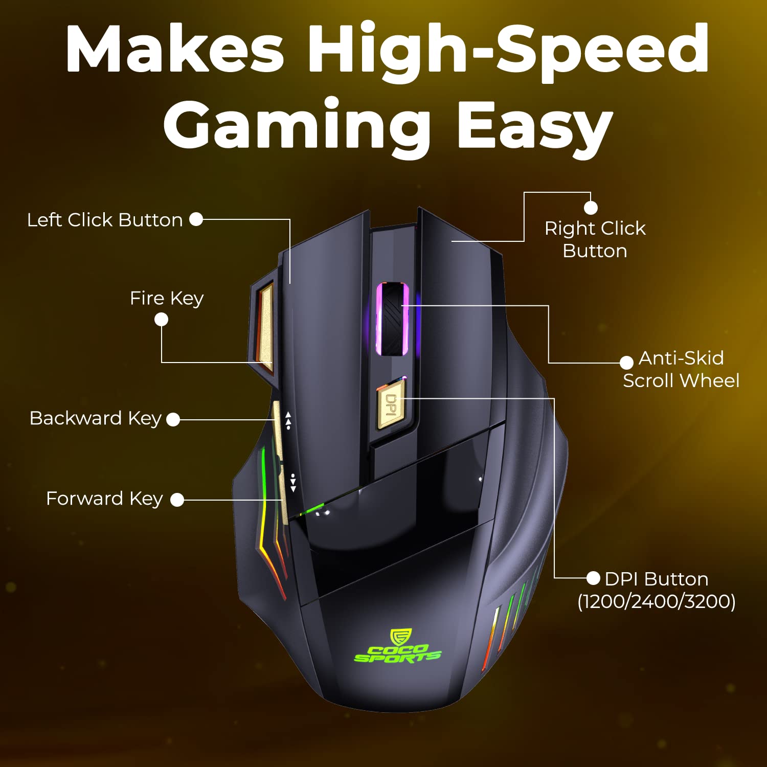 WM22 GOLD WIRELESS MOUSE WM22 GOLD WIRELESS MOUSE