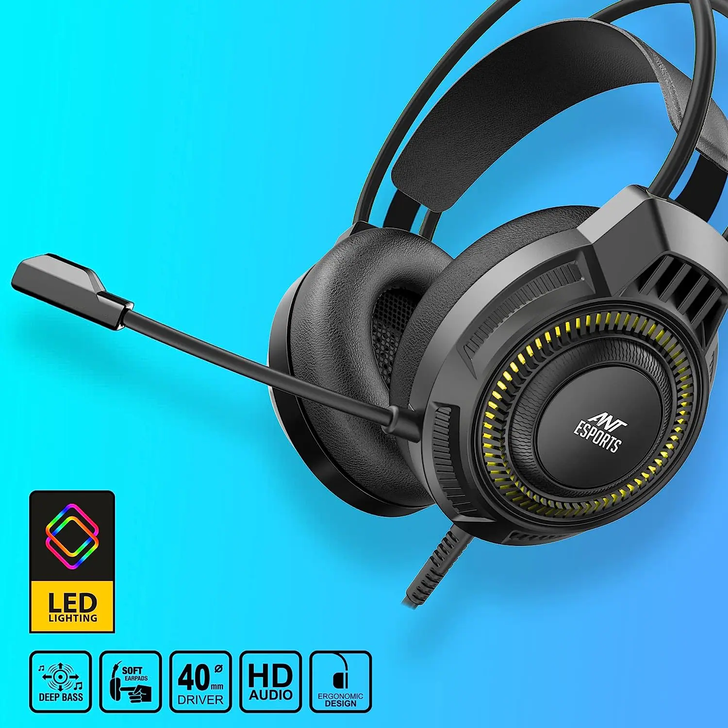 ANT ESPORTS H580 PRO RGB GAMING HEADSET ANT ESPORTS H580 PRO RGB GAMING HEADSET