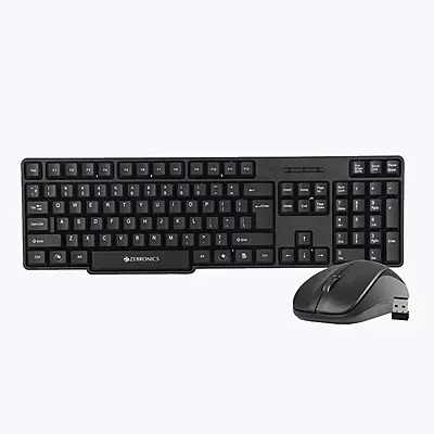 ZEBRONICS WIRELESS KEYBOARD & MOUSE COMBO ZEB-COMPANION 107