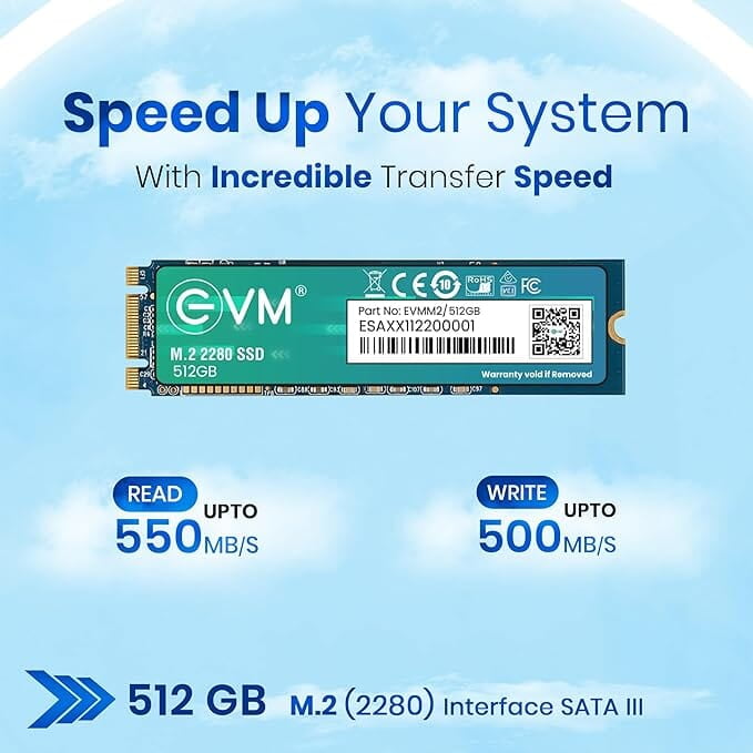 EVM 512GB NVME SSD EVM 512GB NVME SSD