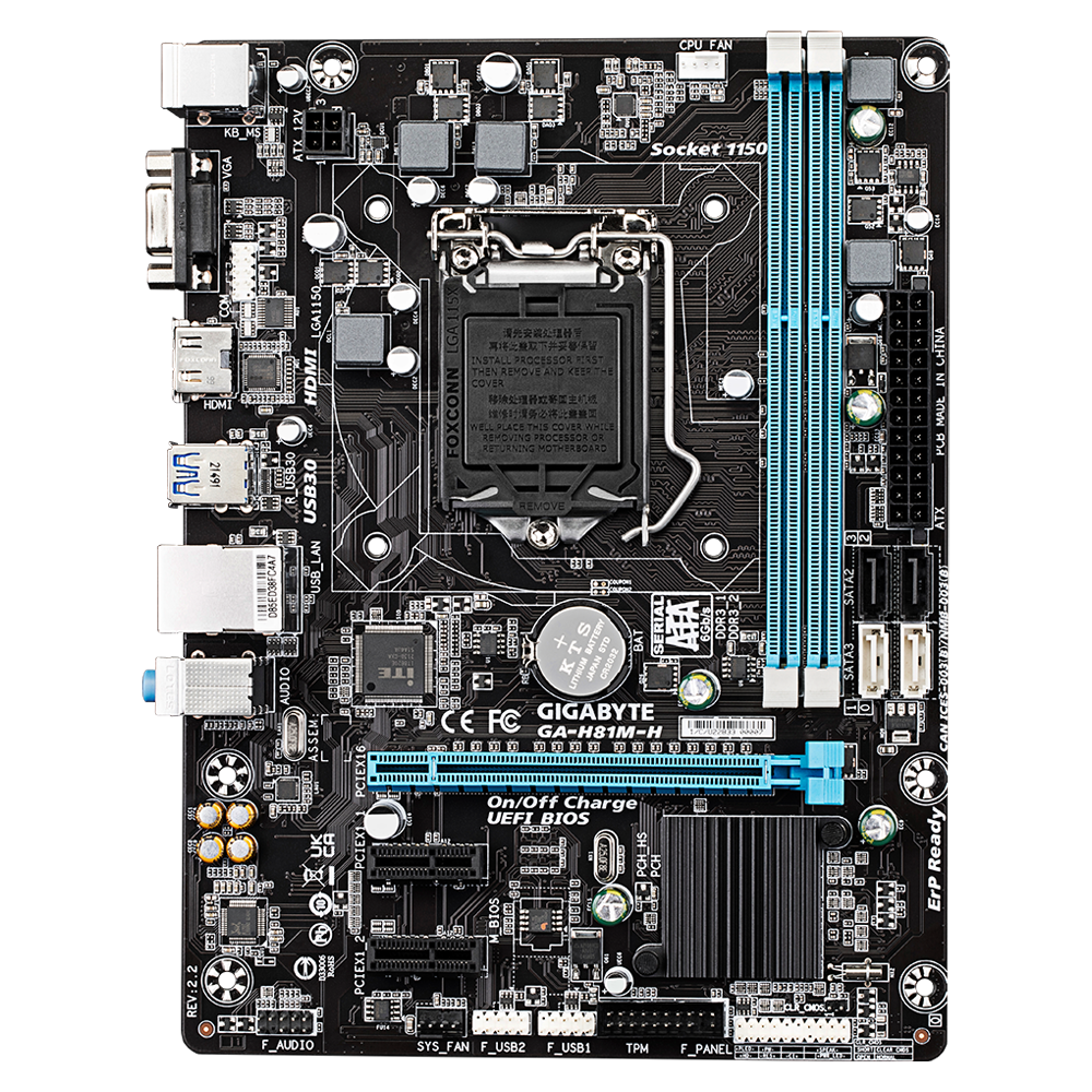 GIGABYTE H 81M-H ULTRA DURABLE MOTHERBOARD GIGABYTE H 81M-H ULTRA DURABLE MOTHERBOARD