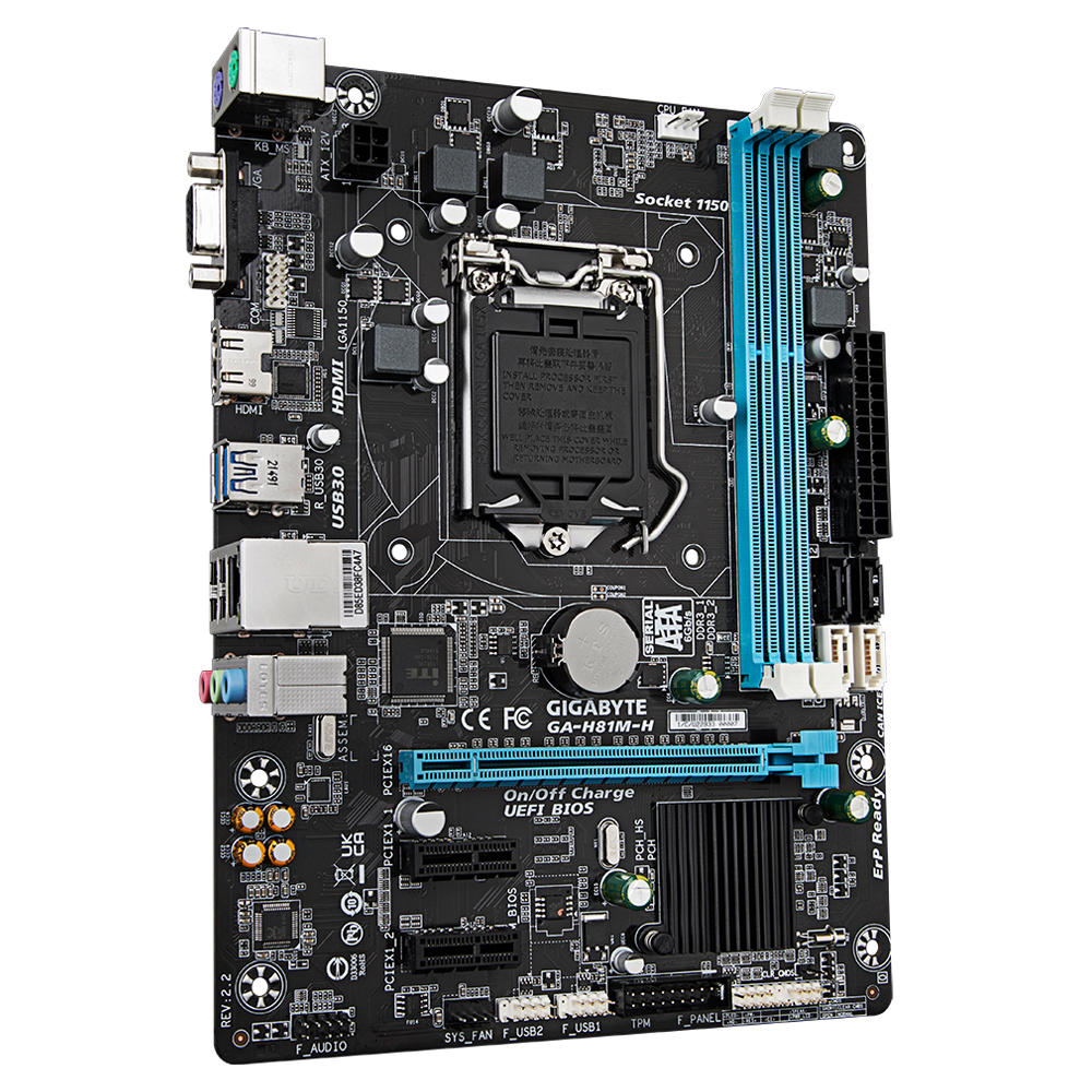 GIGABYTE H 81M-H ULTRA DURABLE MOTHERBOARD GIGABYTE H 81M-H ULTRA DURABLE MOTHERBOARD