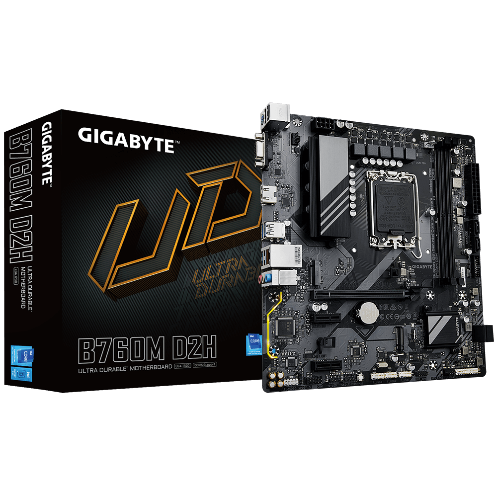 GIGABYTE B760M D2H DDR5 MOTHERBOARD GIGABYTE B760M D2H DDR5 MOTHERBOARD
