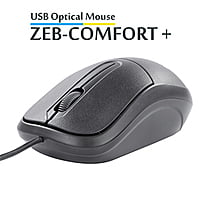 ZEBRONICS Zeb-Comfort Wired USB Mouse