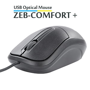 ZEBRONICS Zeb-Comfort Wired USB Mouse ZEBRONICS Zeb-Comfort Wired USB Mouse