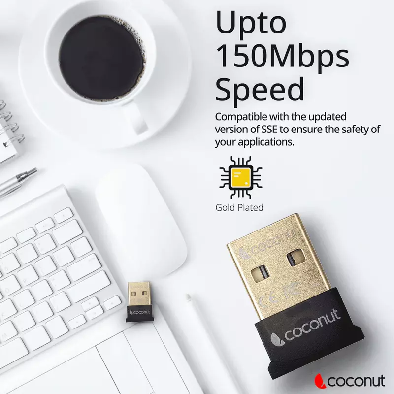 COCONUT BLUETOOTH ADAPTER - WA03 COCONUT BLUETOOTH ADAPTER - WA03