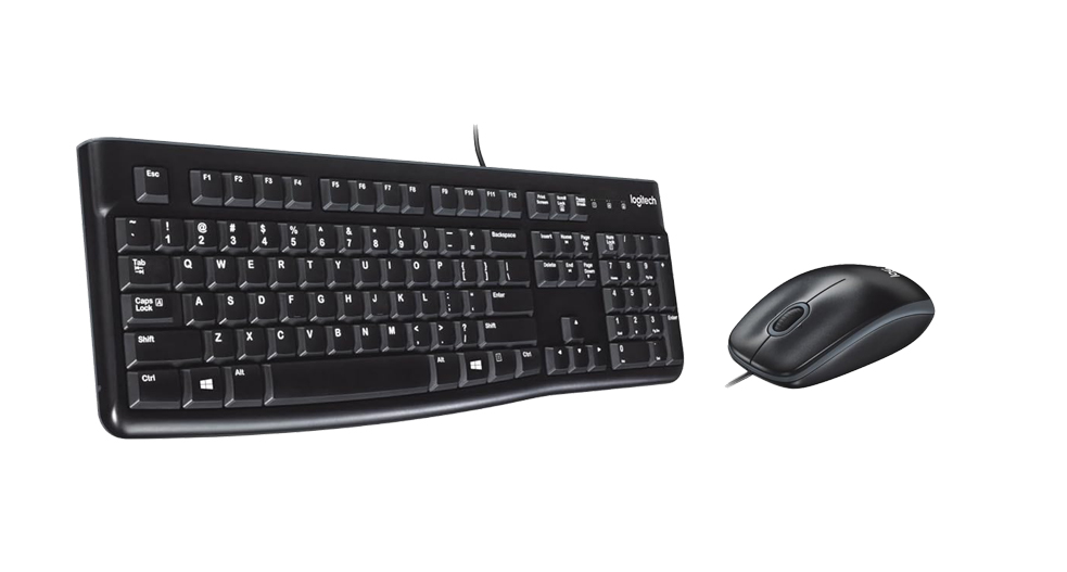 LOGITECH WIRED KEYBOARD & MOUSE MK120