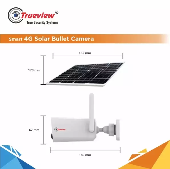 TRUEVIEW 4 MP 4G BULLET SOLAR CAMERA (T18167-AE) TRUEVIEW 4 MP 4G BULLET SOLAR CAMERA (T18167-AE)