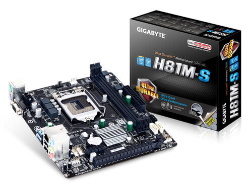 GIGABYTE H 81 M-S ULTRA DURABLE MOTHERBOARD GIGABYTE H 81 M-S ULTRA DURABLE MOTHERBOARD
