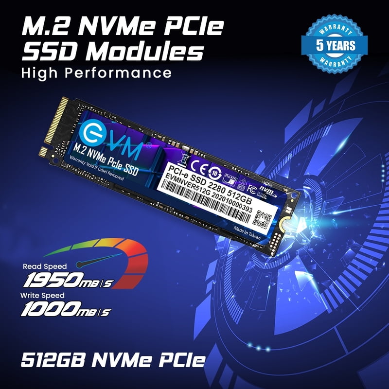 EVM M.2 NVMe PCle SSD Modules High Performance 512GB EVM M.2 NVMe PCle SSD Modules High Performance 512GB
