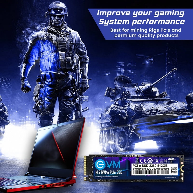 EVM M.2 NVMe PCle SSD Modules High Performance 512GB EVM M.2 NVMe PCle SSD Modules High Performance 512GB