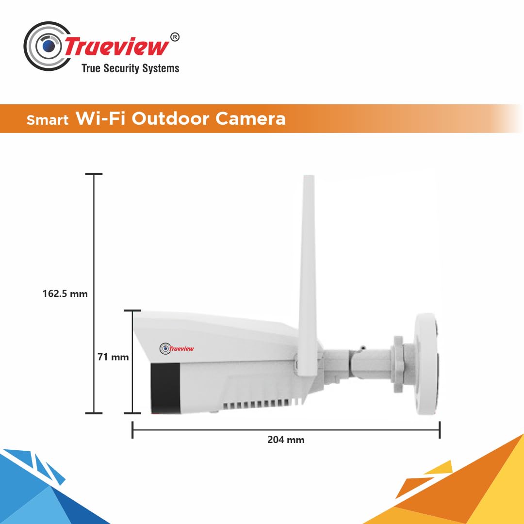 TRUEVIEW 3MP WIFI COLOUR BULLET CAMERA (T18077) TRUEVIEW 3MP WIFI COLOUR BULLET CAMERA (T18077)