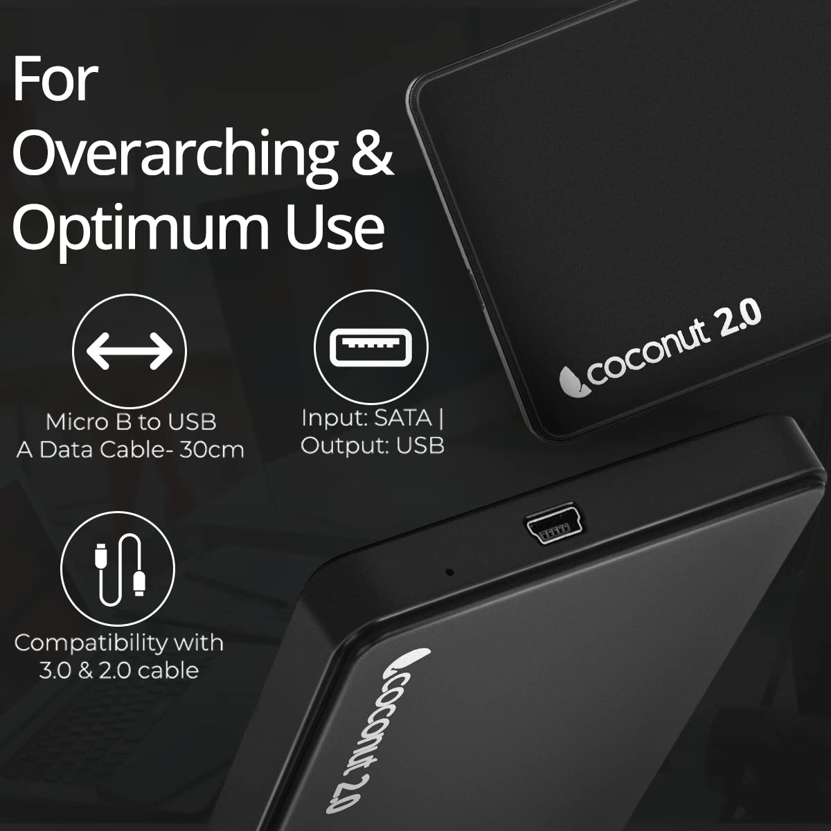 COCONUT 2.5 HDD SATA CASE 2.0 COCONUT 2.5 HDD SATA CASE 2.0