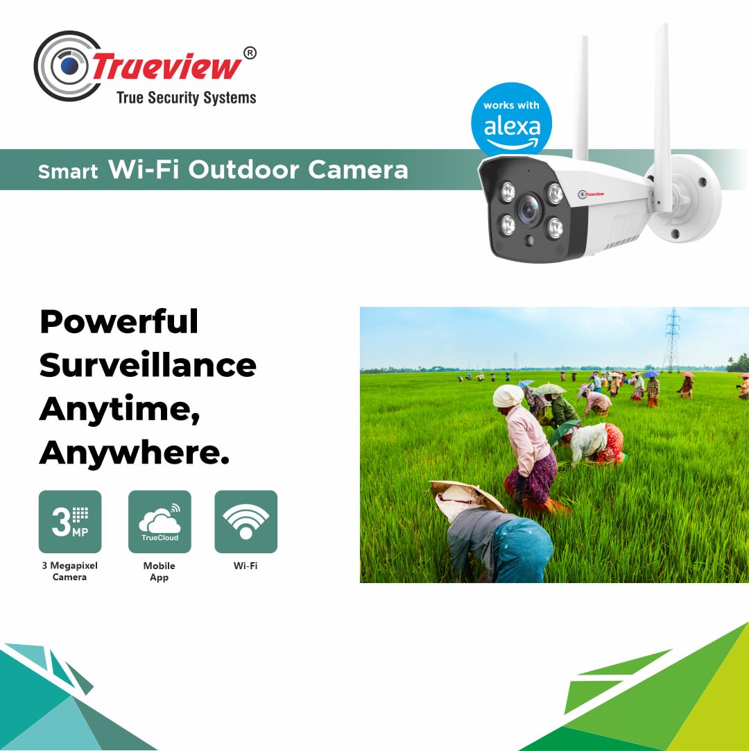 TRUEVIEW 3MP WIFI COLOUR BULLET CAMERA (T18077) TRUEVIEW 3MP WIFI COLOUR BULLET CAMERA (T18077)
