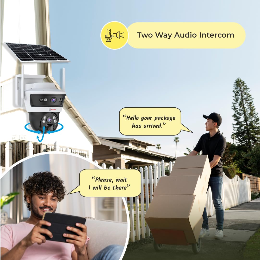 TRUEVIEW 4G SOLAR LINKAGE 4G PT CAMERA (T18200)