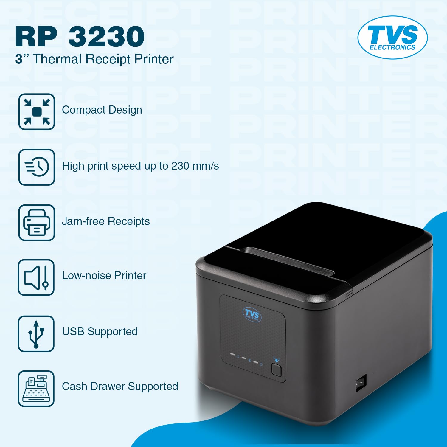 TVS 3" Receipt Printer RP3230 TVS 3" Receipt Printer RP3230