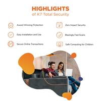 K7 TOTAL SECUIRITY 1 PC, 1 Year