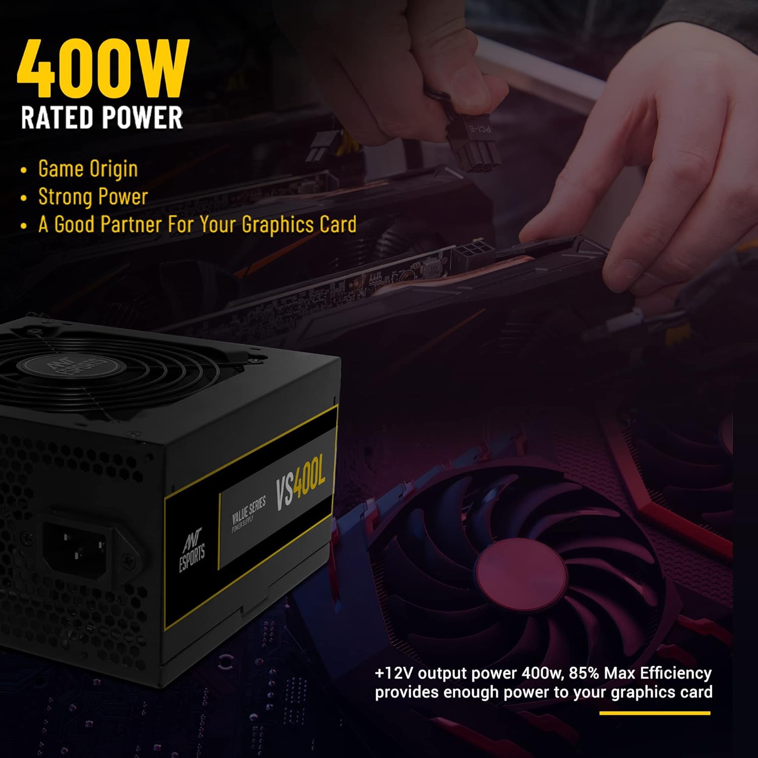 ANT ESPORTS VS400L VALUE SERIES POWER SUPPLY ANT ESPORTS VS400L VALUE SERIES POWER SUPPLY