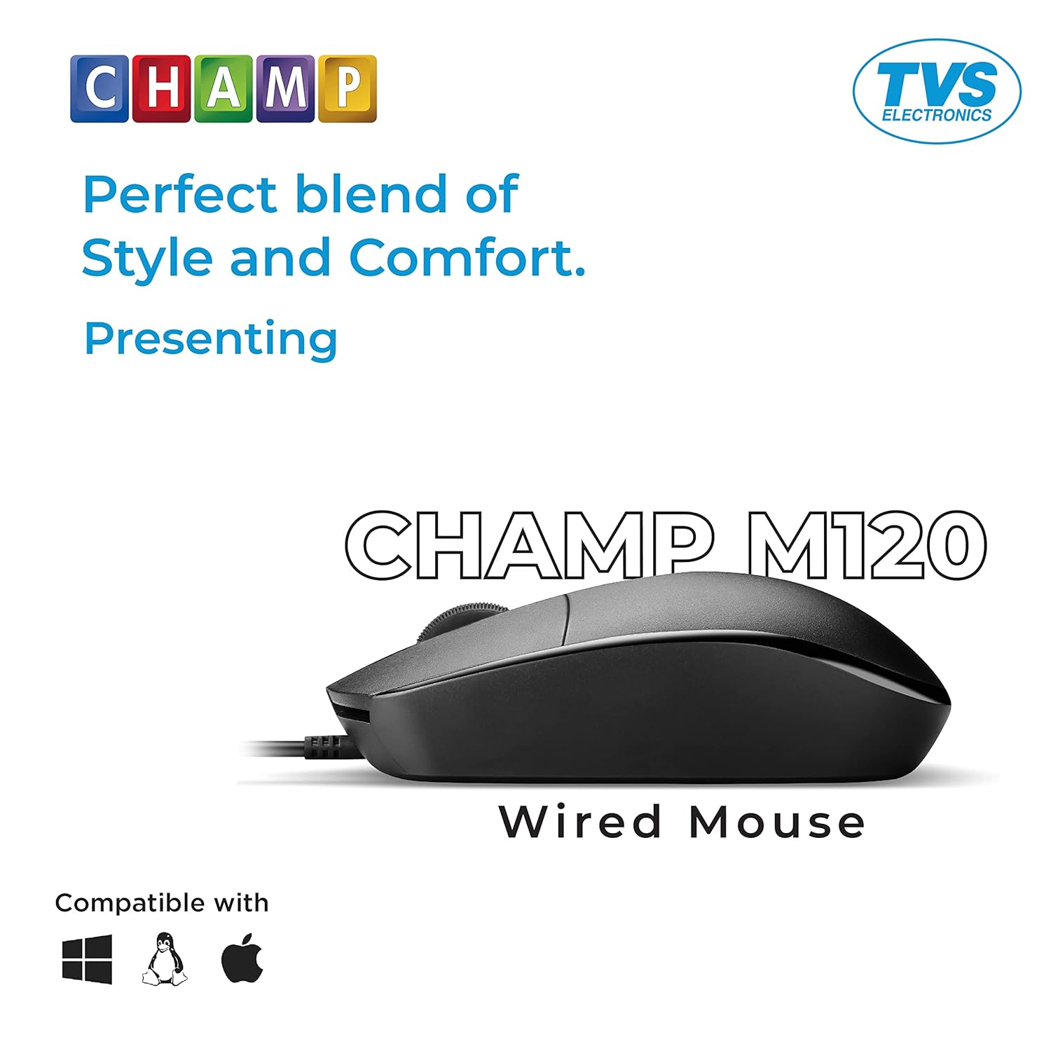 TVS Mouse Wired M120 TVS Mouse Wired M120