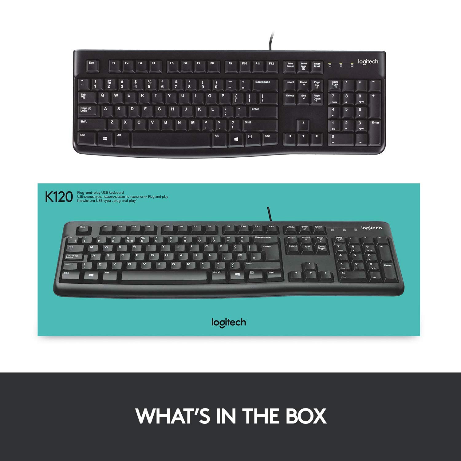 LOGITECH KEYBOARD K120 USB LOGITECH KEYBOARD K120 USB