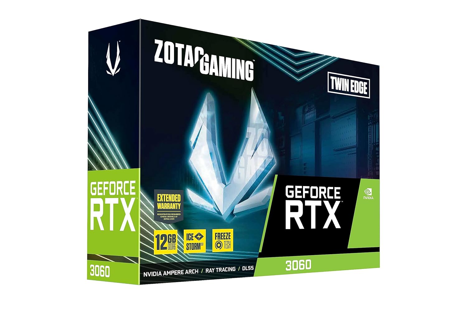 Zotac RTX 3060 Twin Edge 12GB DDR6 Graphics Card Zotac RTX 3060 Twin Edge 12GB DDR6 Graphics Card