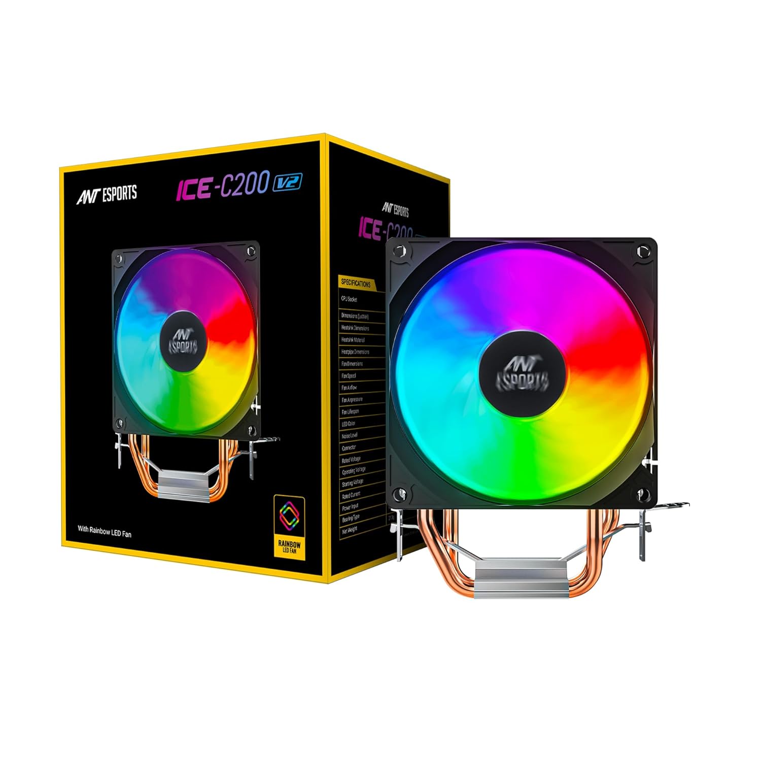 ANT ESPORTS ICE - C200 CPU COOLER ANT ESPORTS ICE - C200 CPU COOLER