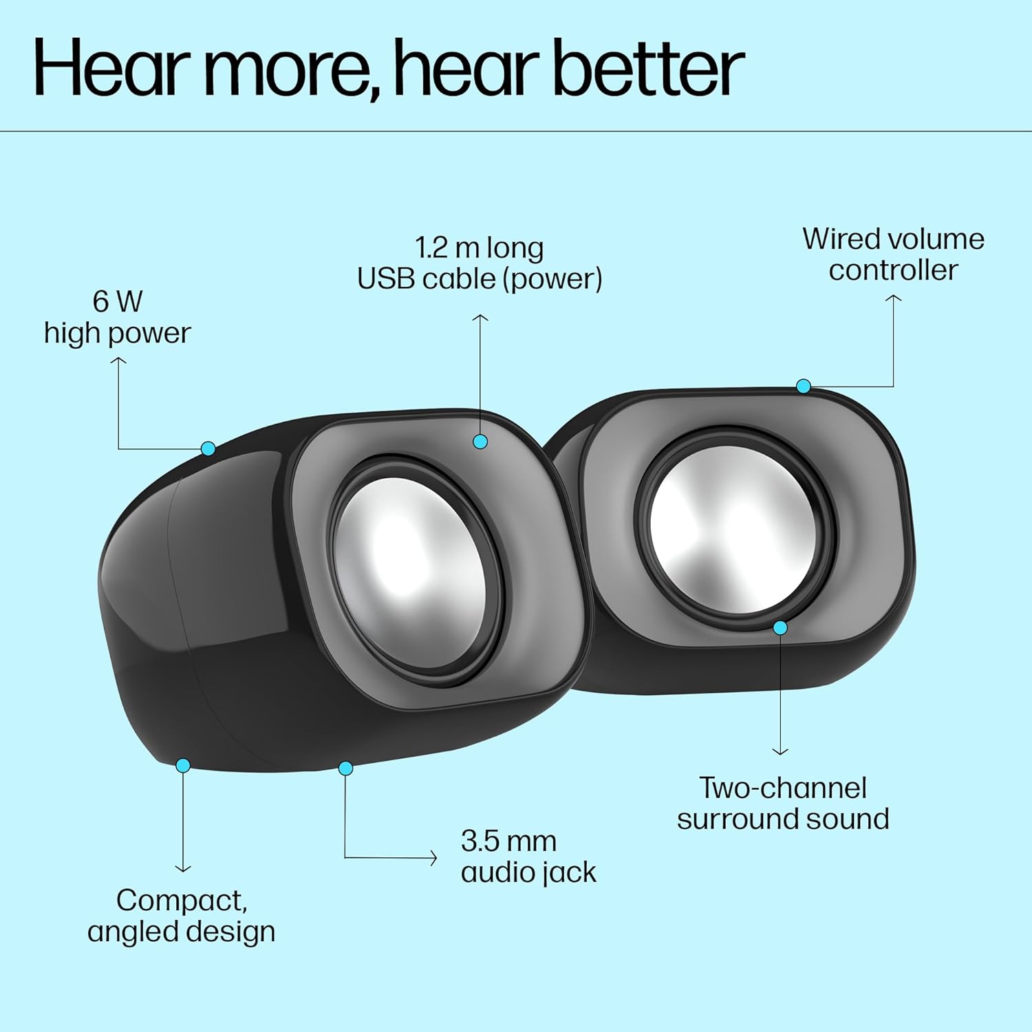 HP MULTIMEDIA SPEAKER - DHS-2111 HP MULTIMEDIA SPEAKER - DHS-2111
