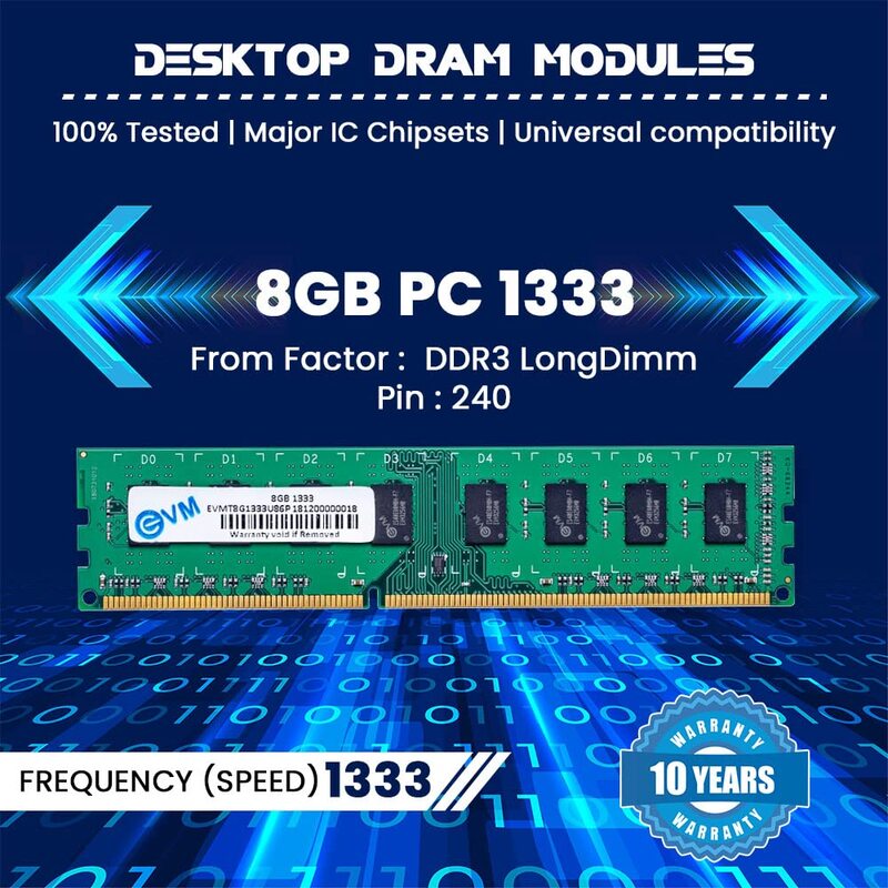 EVM 8GB DDR4 DESKTOP RAM EVM 8GB DDR4 DESKTOP RAM