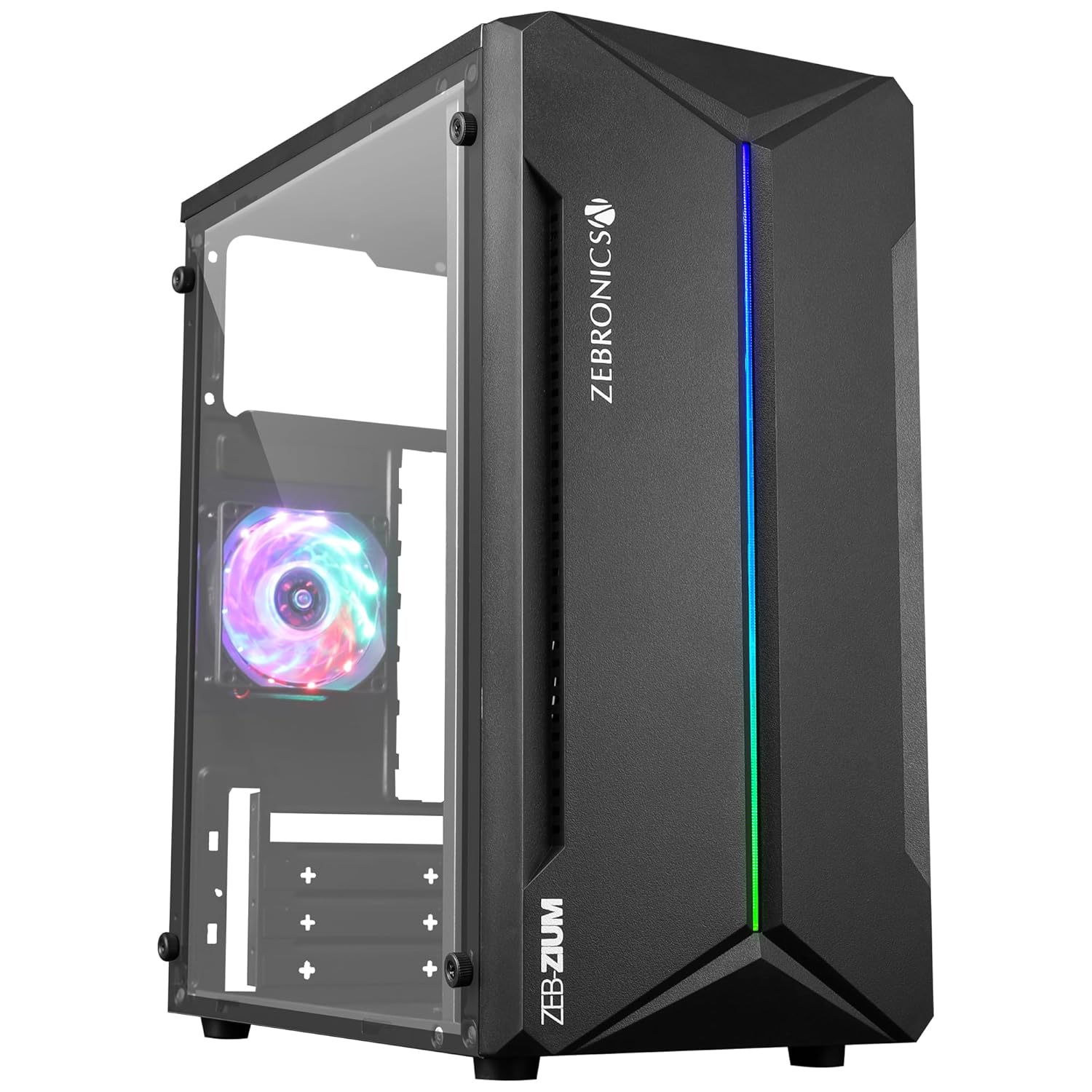 ZEBRONICS ZEB-ZIUM Mid tower Cabinet
