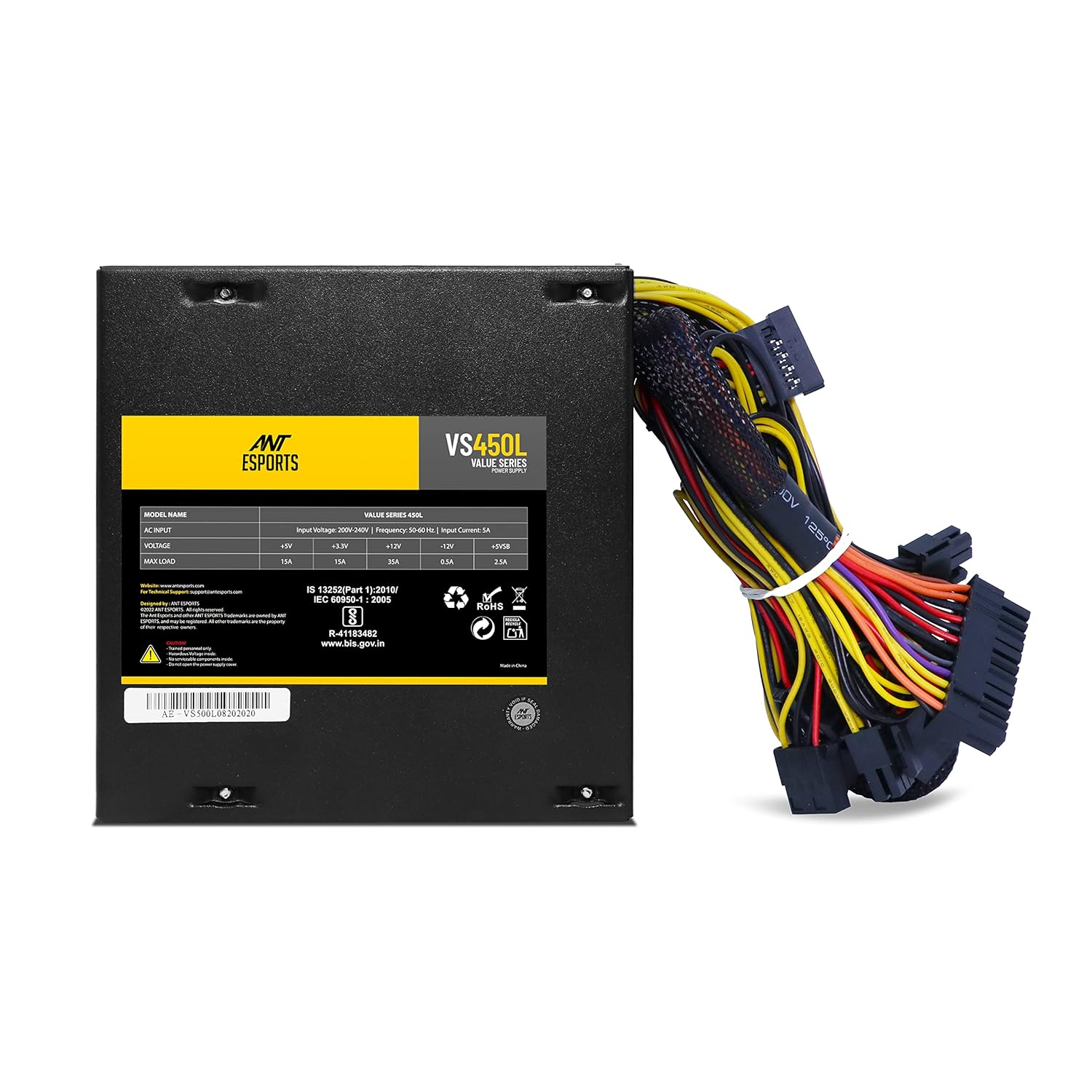 ANT ESPORTS VS450L VALUE SERIES POWER SUPPLY ANT ESPORTS VS450L VALUE SERIES POWER SUPPLY