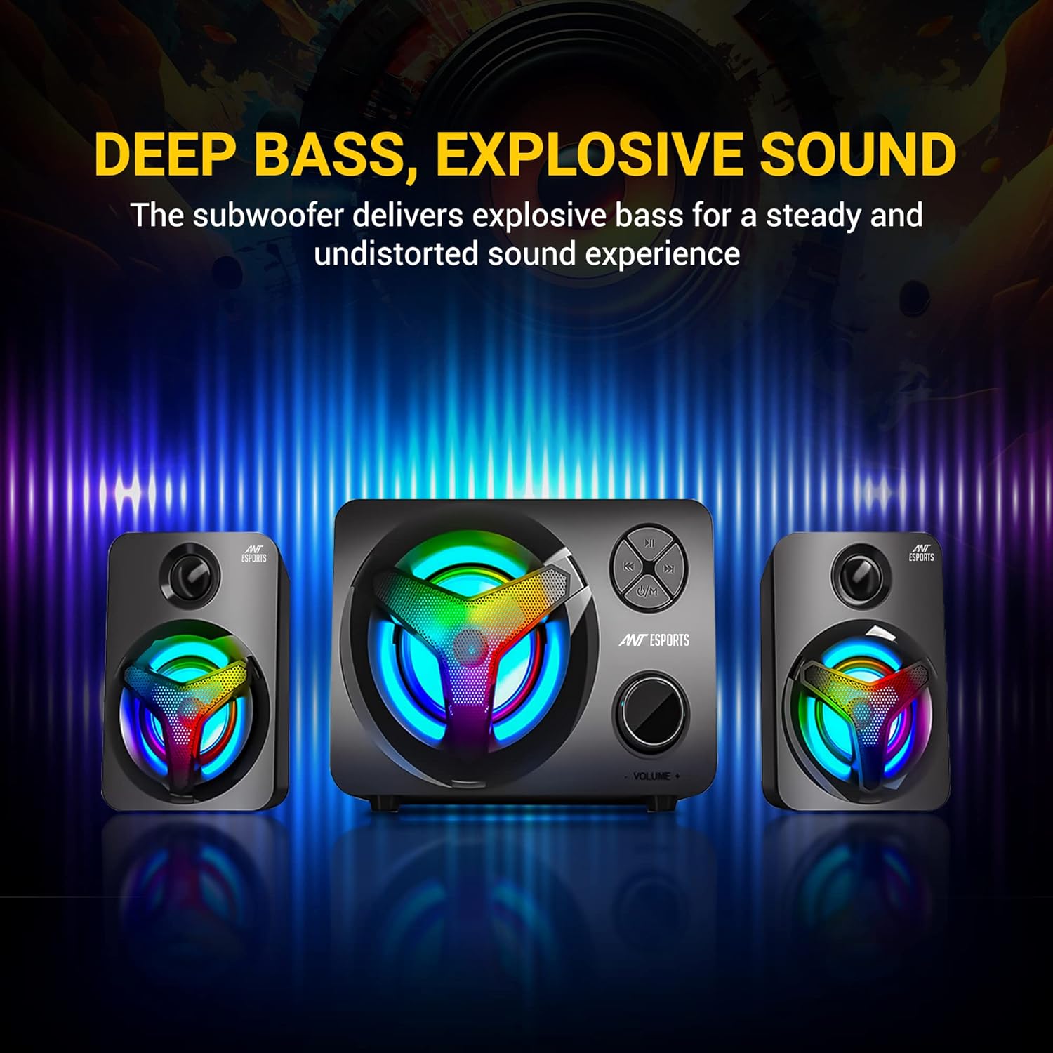 Ant eSports GS350 PRO 2.1 speaker Ant eSports GS350 PRO 2.1 speaker