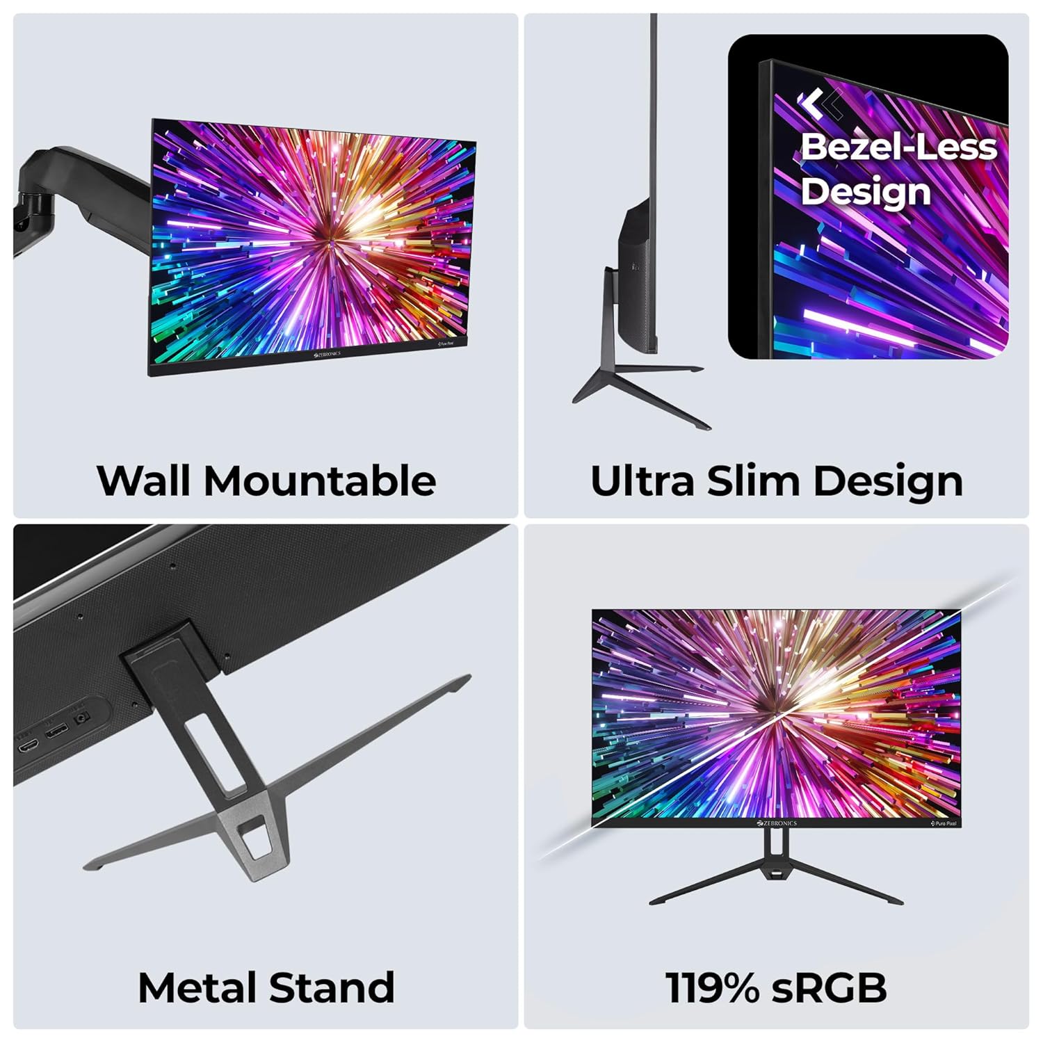 ZEBRONICS LED 27 inch MONITOR ZEBRONICS LED 27 inch MONITOR