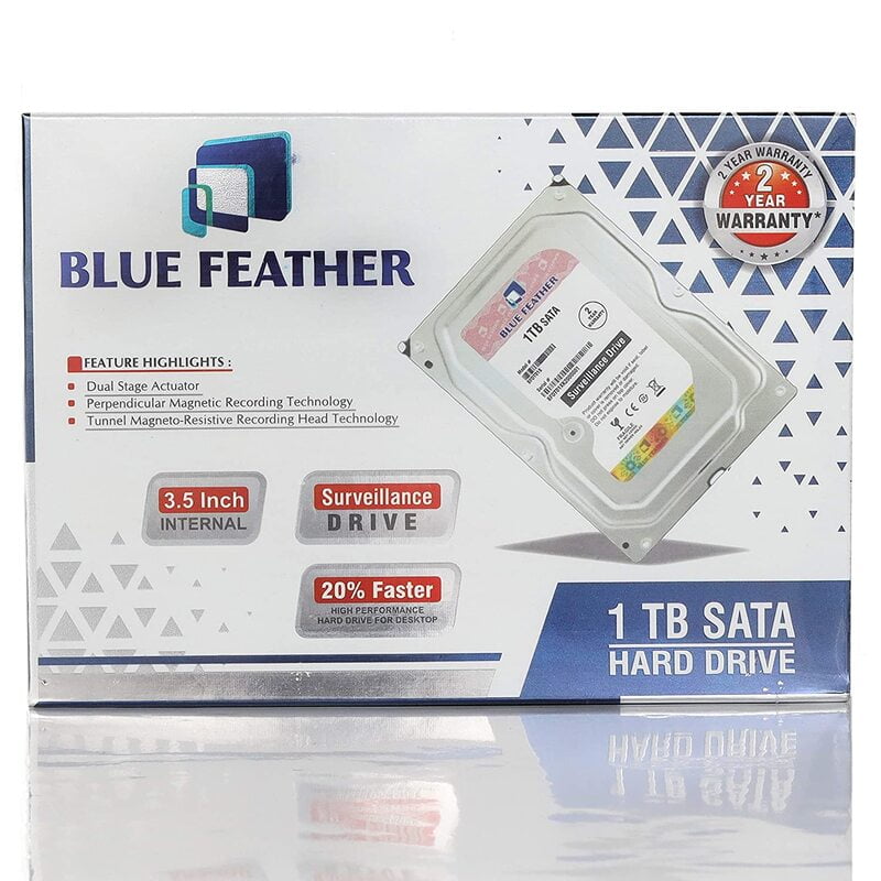 Blue Feather BFDT 1 TB Desktop, Surveillance Systems Internal Hard Disk Drive (BFDT01S) Blue Feather BFDT 1 TB Desktop, Surveillance Systems Internal Hard Disk Drive (BFDT01S)