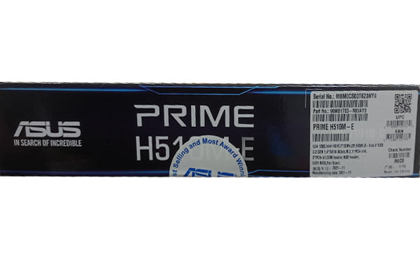 ASUS PRIME H510 M-E MOTHERBOARD ASUS PRIME H510 M-E MOTHERBOARD