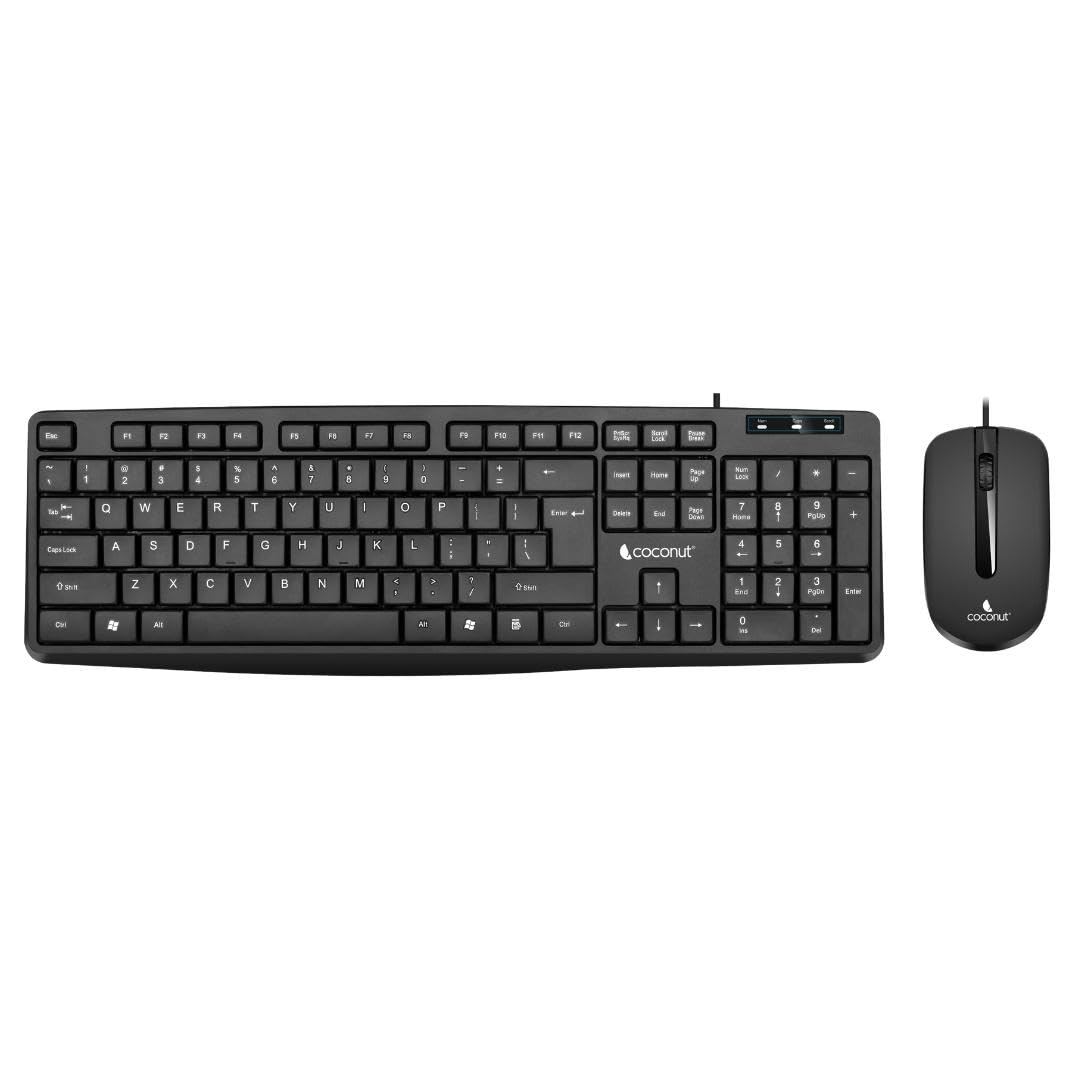 COCONUT CHERRY K24 WIRED KEYBOARD AND MOUSE COCONUT CHERRY K24 WIRED KEYBOARD AND MOUSE