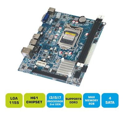 Foxin FMB H61 Chipset DDR3 Motherboard