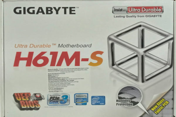 GIGABYTE H61M-S ULTRA DURABLE MOTHERBOARD GIGABYTE H61M-S ULTRA DURABLE MOTHERBOARD