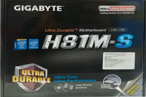 GIGABYTE H 81 M-S ULTRA DURABLE MOTHERBOARD GIGABYTE H 81 M-S ULTRA DURABLE MOTHERBOARD