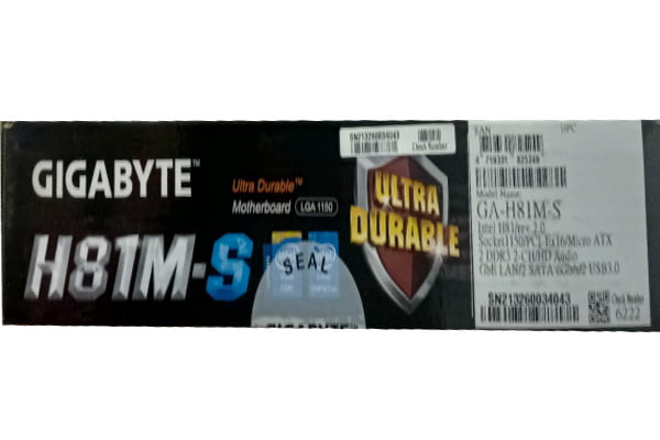 GIGABYTE H 81 M-S ULTRA DURABLE MOTHERBOARD GIGABYTE H 81 M-S ULTRA DURABLE MOTHERBOARD