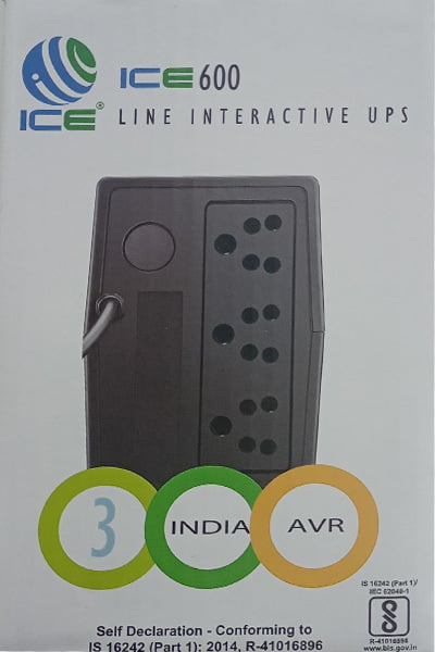 ICE LINE INTERACTIVE UPS ICE 600 ICE LINE INTERACTIVE UPS ICE 600