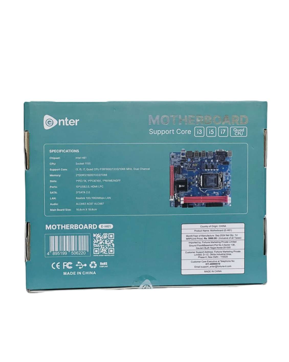 ENTER MOTHERBOARD E-H61 ENTER MOTHERBOARD E-H61
