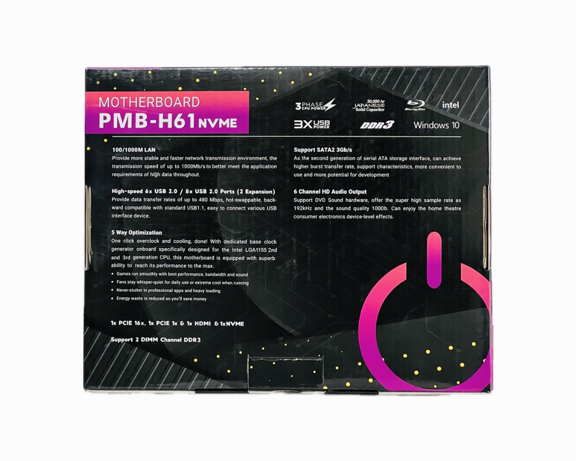 PowerX H61 MOTHERBOARD PowerX H61 MOTHERBOARD