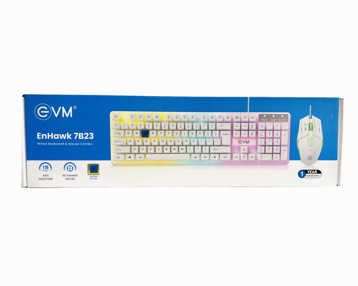 EVM WIRED KB & MOUSE COMBO EnHawk 7B23 EVM WIRED KB & MOUSE COMBO EnHawk 7B23
