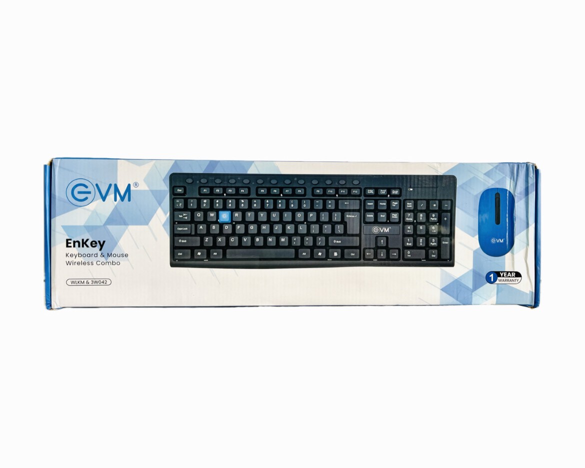 EVM WIRELESS KB & MOUSE COMBO Enkey WLKM & 3W042 EVM WIRELESS KB & MOUSE COMBO Enkey WLKM & 3W042