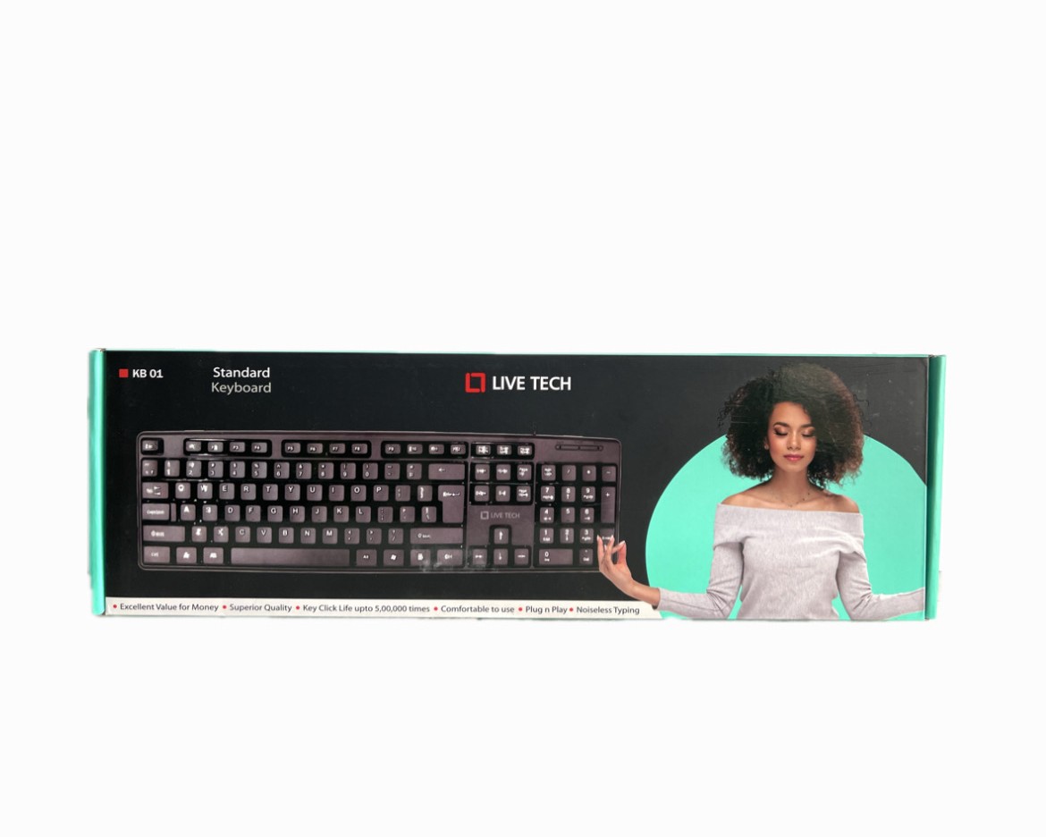 LIVE TECH KB01 STANDARD USB KEYBOARD LIVE TECH KB01 STANDARD USB KEYBOARD