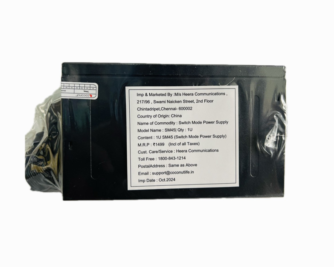 Coconut SM45 Power Supply Coconut SM45 Power Supply