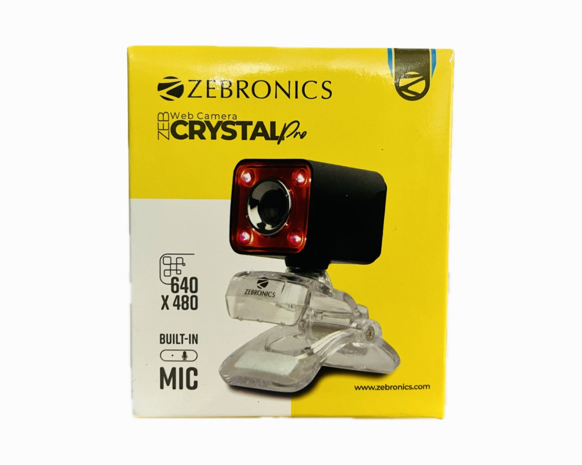 Zebronics Zeb-Crystal Pro USB Powered Web Camera
